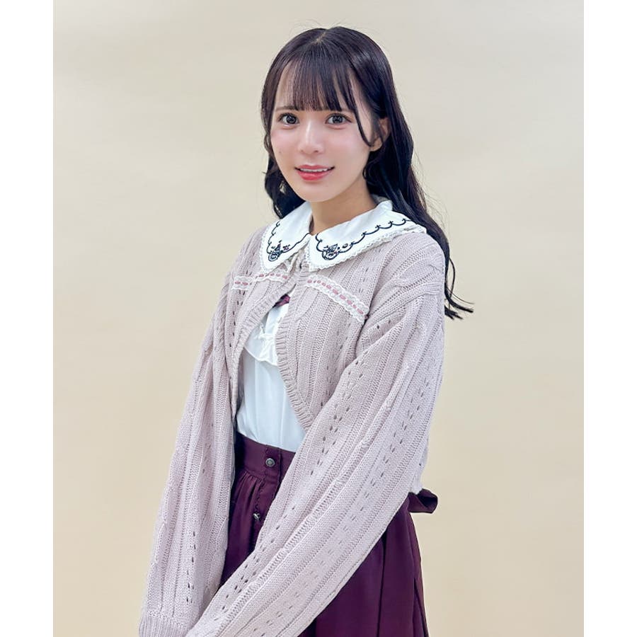 クマブローチニットボレロ | kawaii | axes femme online shop