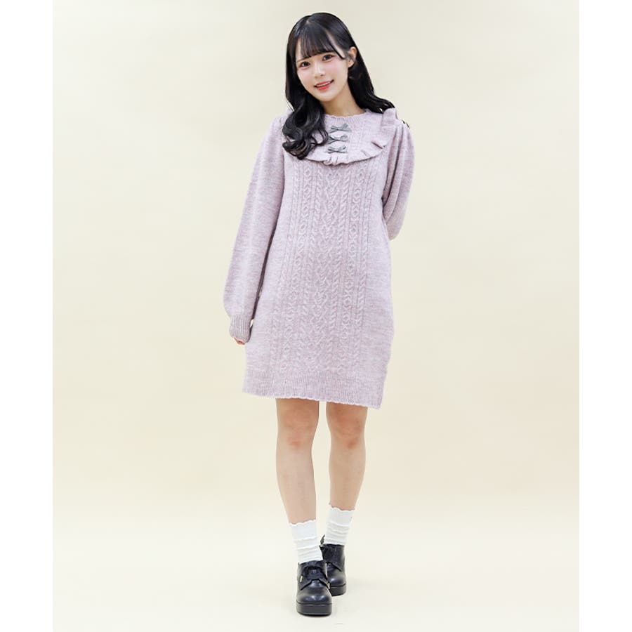 新品未使用】フォクシー 優美 ニットワンピース 40サイズ フリル - メルカリ