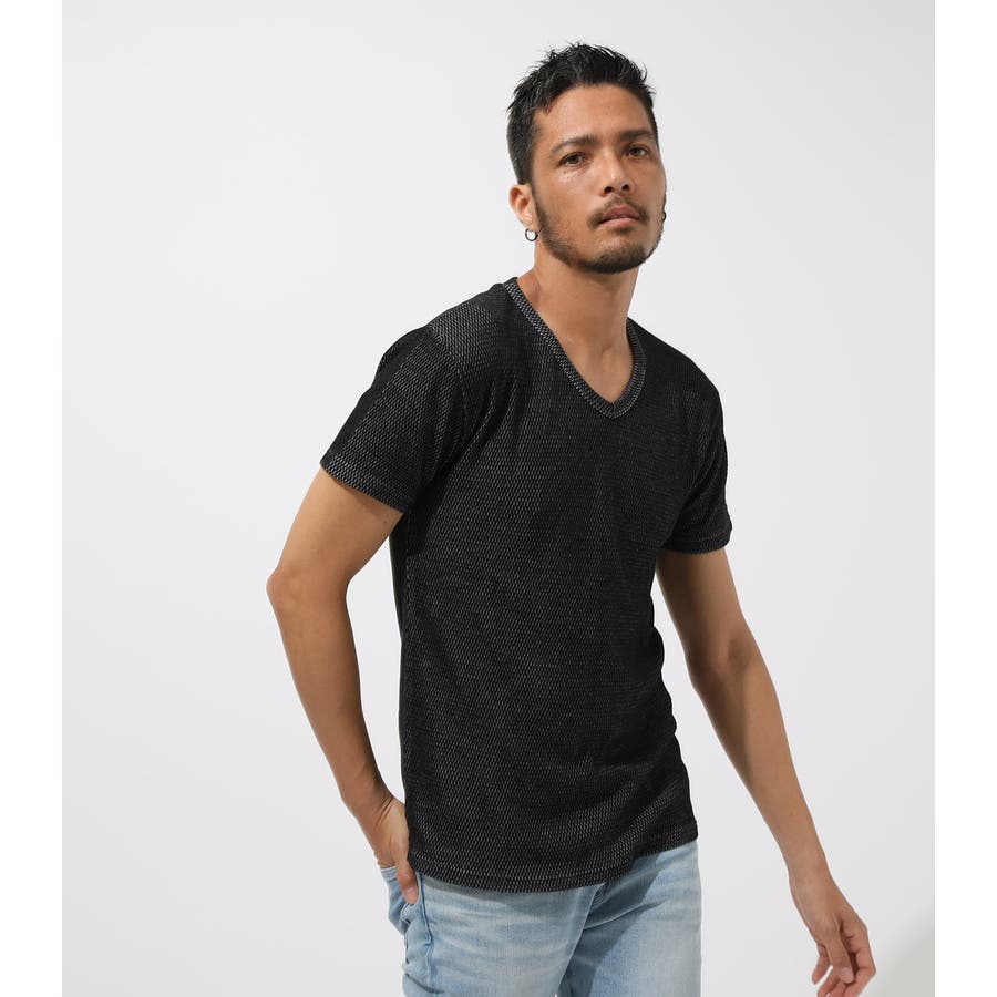 ハニカムメッシュvネックtシャツ 品番 Azlw Azul By Moussy アズールバイマウジーメンズ のメンズ ファッション通販 Shoplist ショップリスト