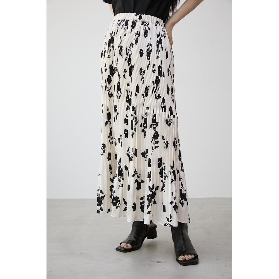 FLOWER PLEATS LONG SKIRT[品番：AZLW0020719]｜AZUL BY MOUSSY