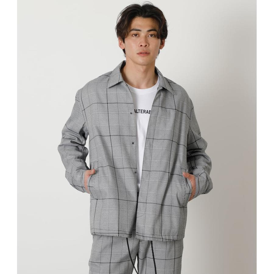 GLEN CHECK COACH JACKET[品番：AZLW0018470]｜AZUL BY MOUSSY