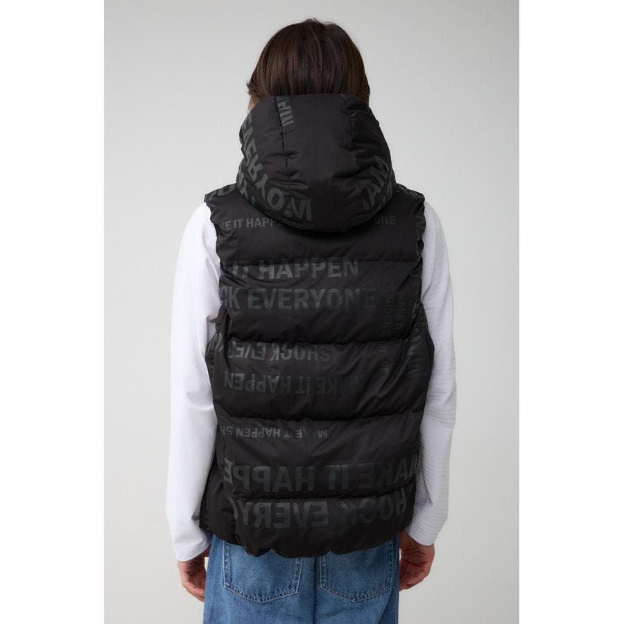 B-HEATプリントオーウェンストレッチ中綿ベスト[品番