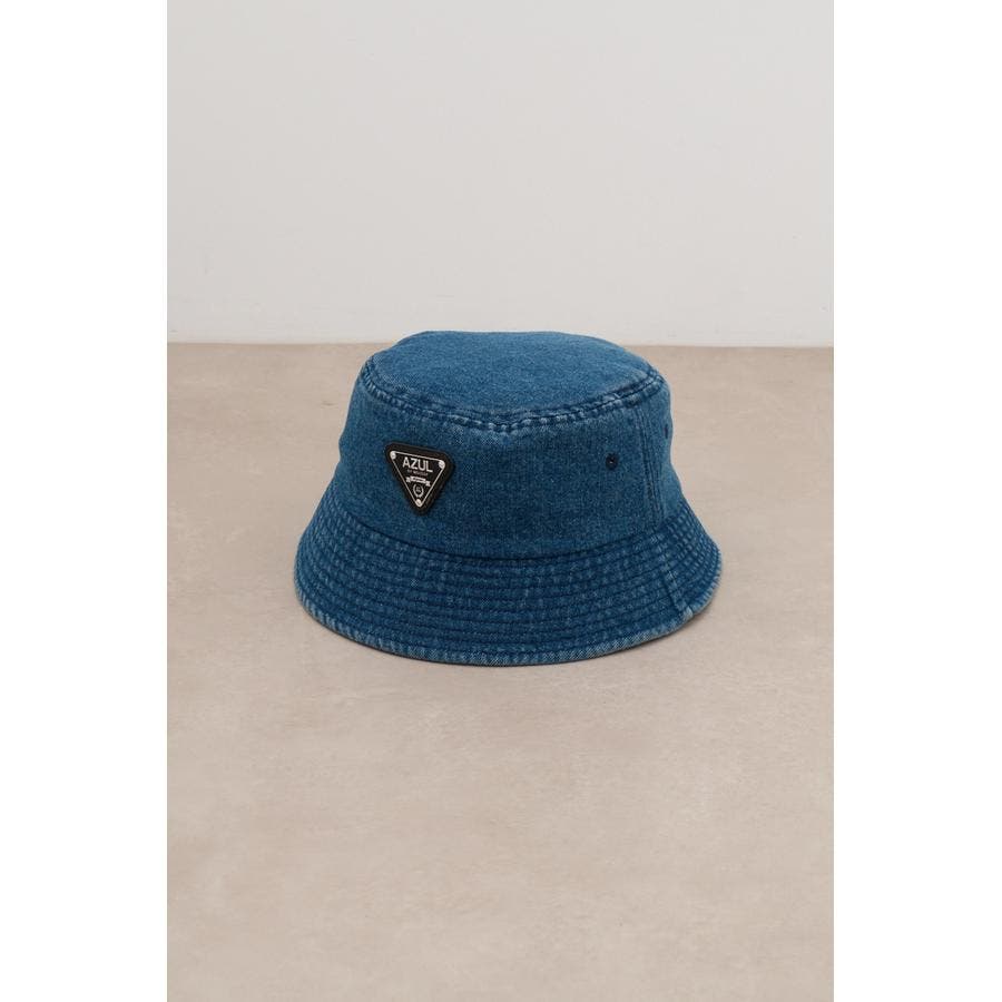 PRADA デニムバケットハット Lサイズ ダークブルー org.jpg