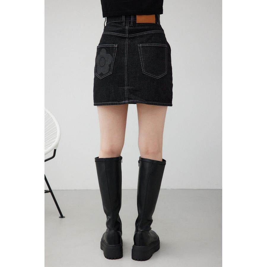 AZUL by moussy｜MARY QUANT*AZUL ロゴデニムミニスカート