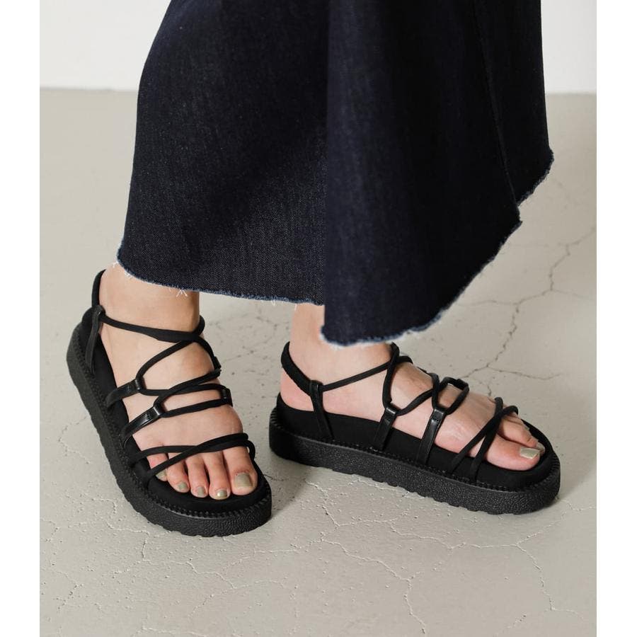 CORD CROSS SANDALS[品番：AZLW0018699]｜AZUL BY MOUSSY（アズール