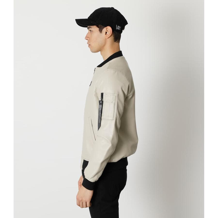 ECO LEATHER MA-1[品番：AZLW0018240]｜AZUL BY MOUSSY