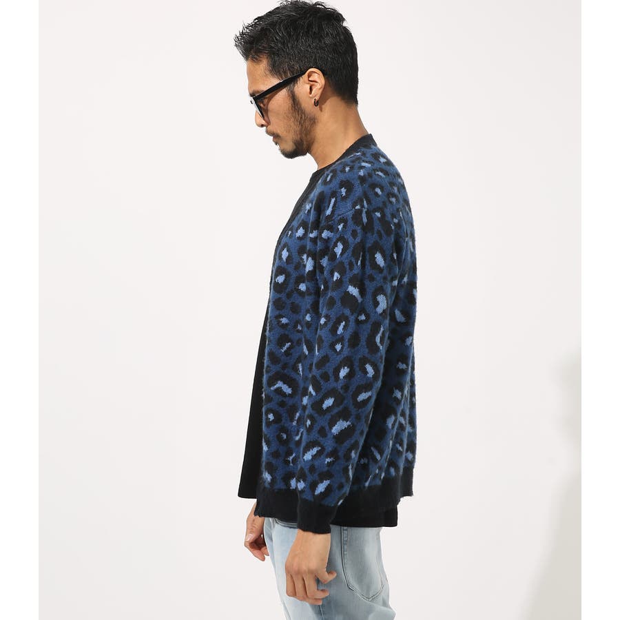 ヒョウ柄ニットカーディガン[品番：AZLW0015123]｜AZUL BY MOUSSY