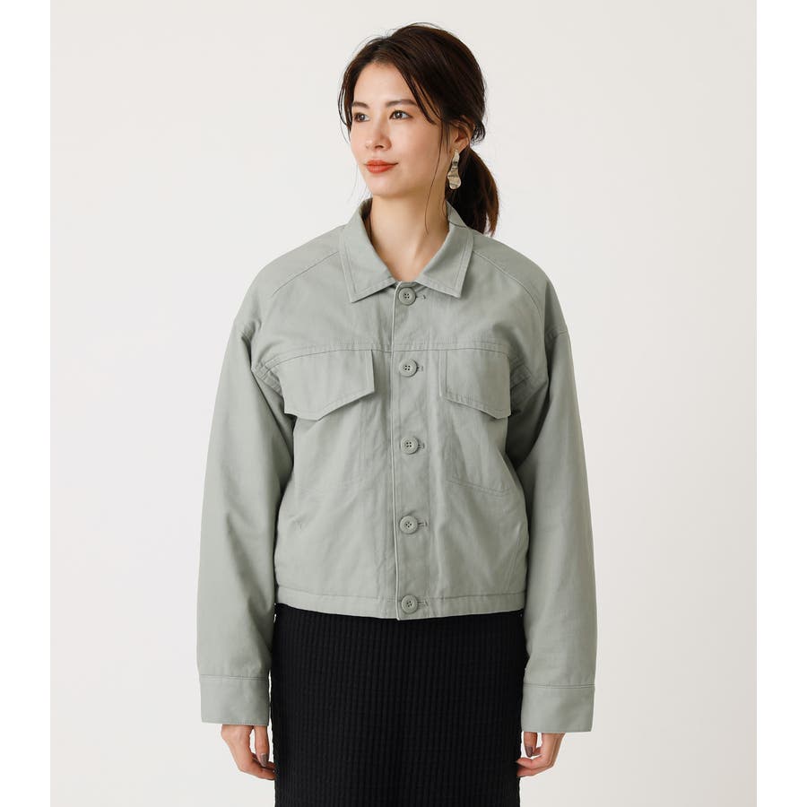 POCKET SHORT JACKET/ポケットショートジャケット[品番：AZLW0016818