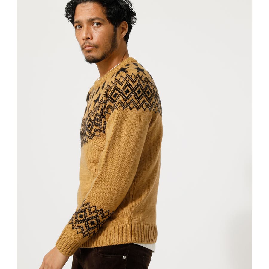 FAIR ISLE STAR KNIT/フェアアイルスターニット[品番：AZLW0016546