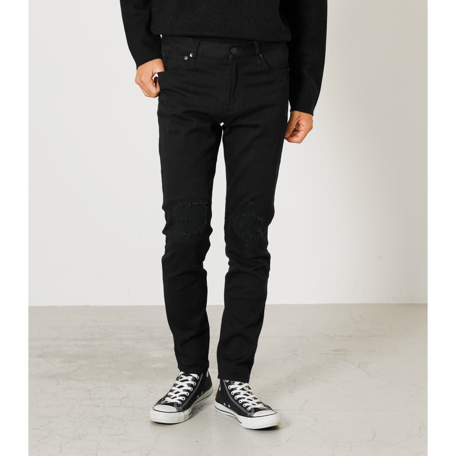 Crush Amp Remake Skinny クラッシュアンドスキニー 品番 Azlw Azul By Moussy アズール バイマウジー のメンズファッション通販 Shoplist ショップリスト