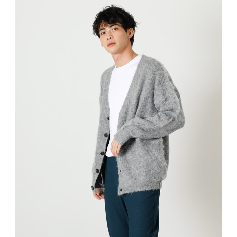 Shaggy Knit Cardigan シャギーニットカーディガン 品番 Azlw Azul By Moussy アズールバイマウジー メンズ のメンズファッション通販 Shoplist ショップリスト