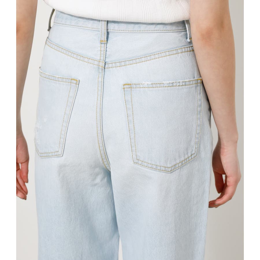 DAMAGE DENIM STRAIGHT/ダメージデニムストレート[品番