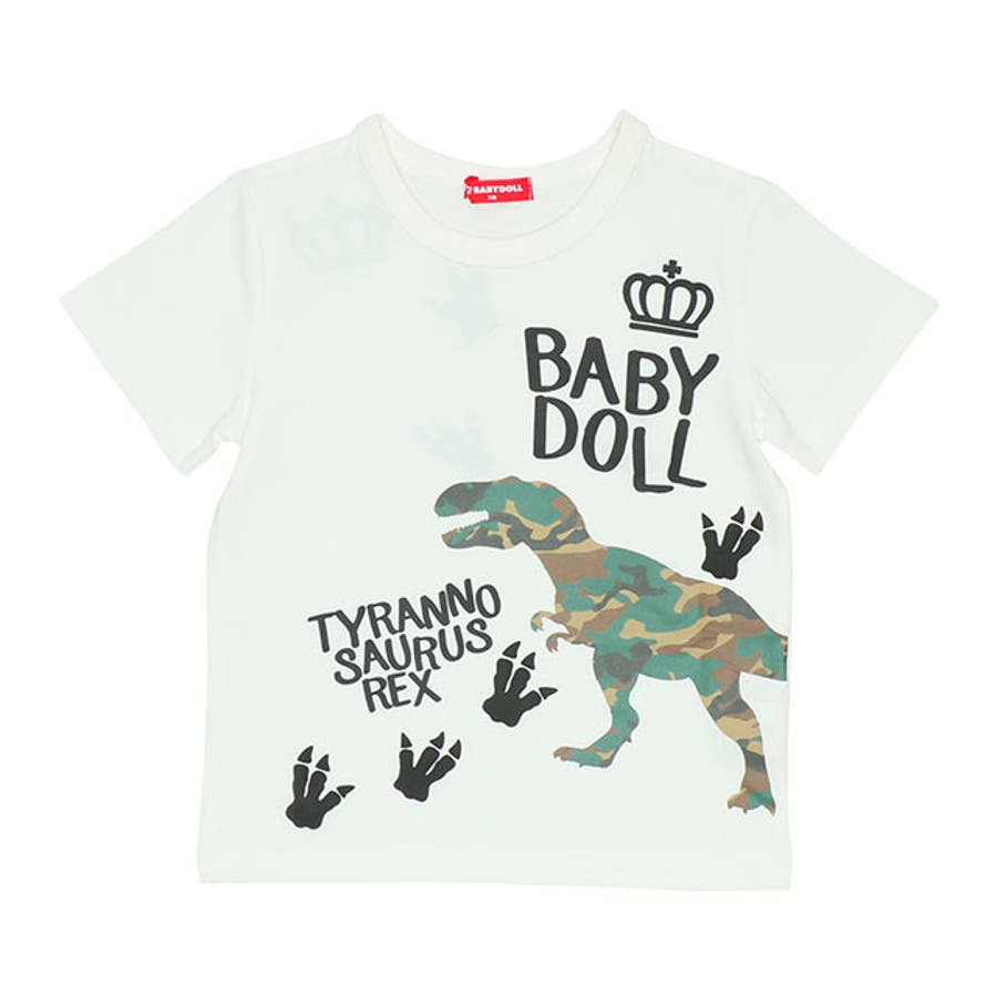 迷彩恐竜Tシャツ 8074K[品番：BYDK0005840]｜BABYDOLL（ベビードール ）のキッズファッション通販｜SHOPLIST（ショップリスト）