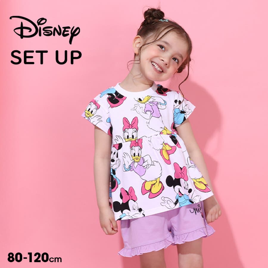 ディズニー フリルチュニック&ショートパンツ セットアップ