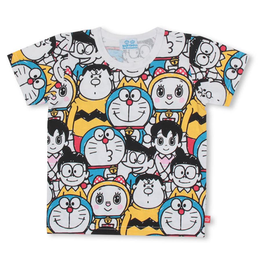 ドラえもん キャラクター 総柄