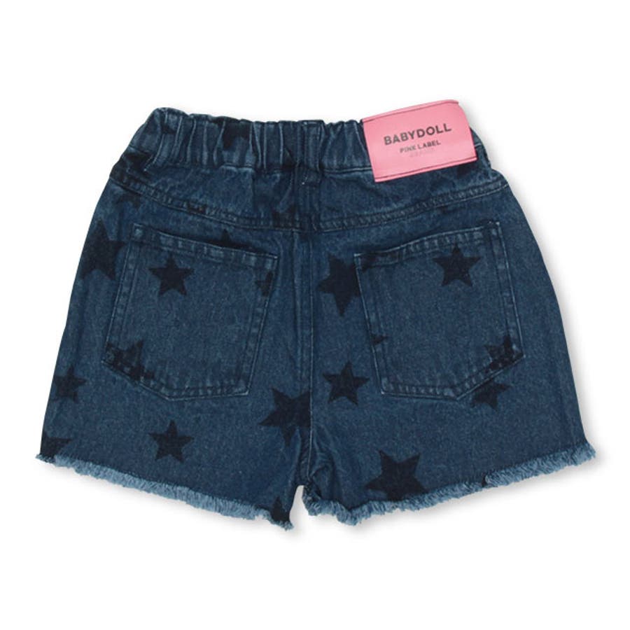 OUTLET】50%OFF SALE 星柄デニムショートパンツ 4432K(80cm