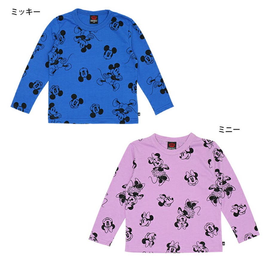 ディズニー 総柄ロンT 7671K[品番：BYDK0005654]｜BABYDOLL（ベビー 