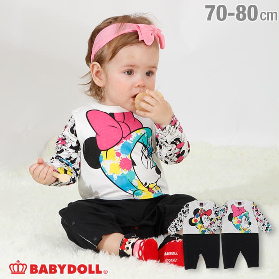ディズニー BIGフェイス ロンパース [品番：BYDK0002996]｜BABYDOLL（ベビードール）のキッズファッション通販｜SHOPLIST（ショップリスト）