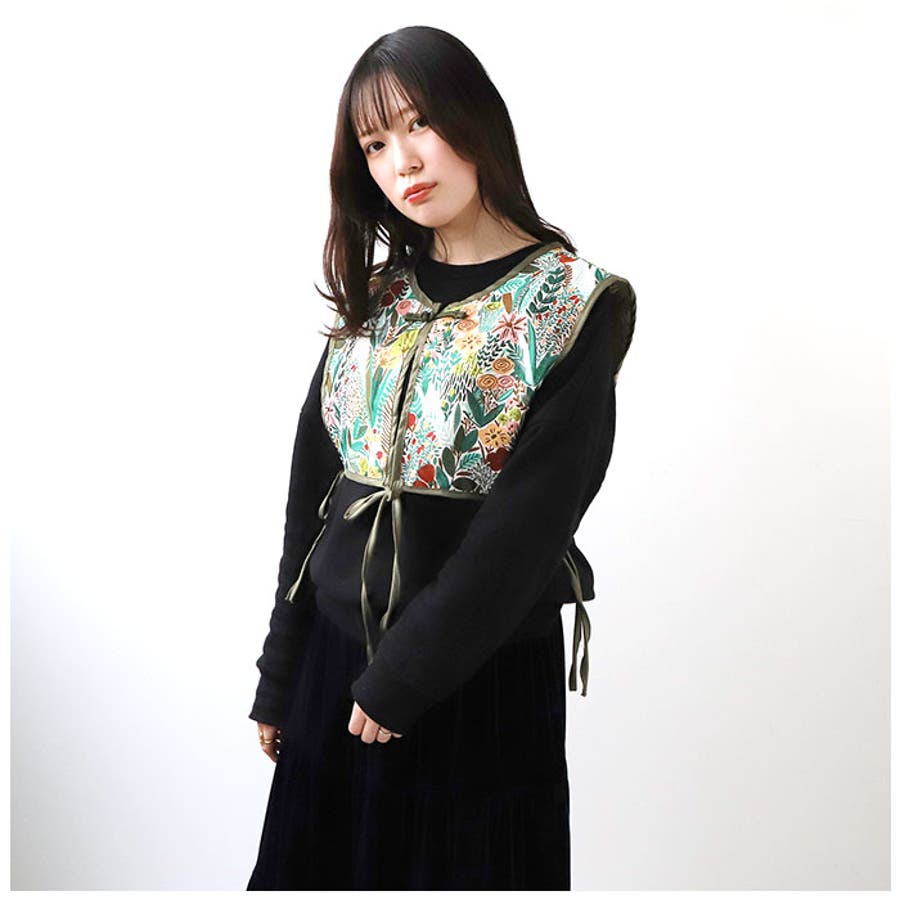 刺繍ベスト 総柄 ビスチェ ykpj1033[品番：BCYW0018304]｜BACKYARD  FAMILY（バックヤードファミリー）のレディースファッション通販｜SHOPLIST（ショップリスト）