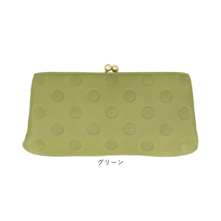 zucchero ズッケロ ドット柄がま口長財布[品番:BCYW0021381 zucchero ズッケロ ドット柄がま口長財布[品番:BCYW0021381