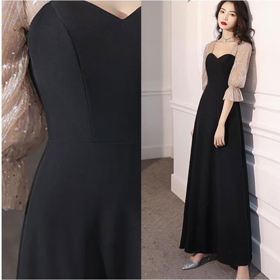 パーティードレス ロング 上品 mmpdress1214b[品番：BCYW0028662