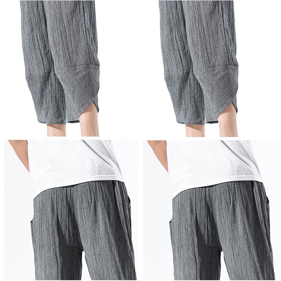 サルエルパンツ メンズ リネンパンツ lypa225[品番：BCYW0029270