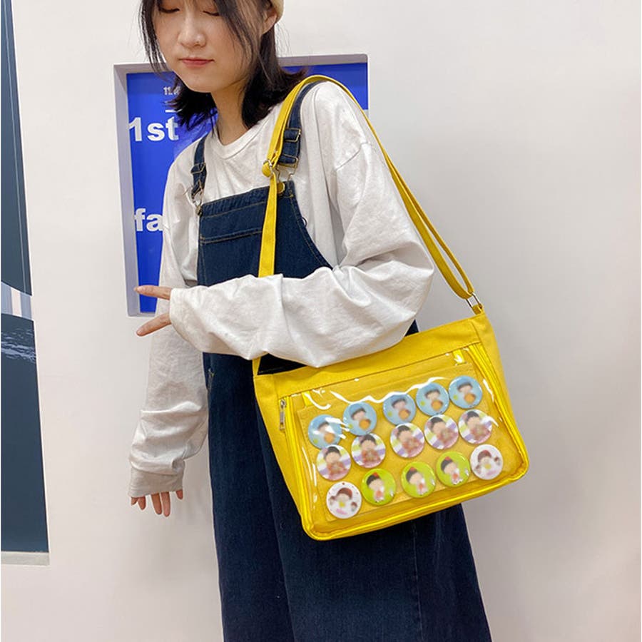 痛バッグ ショルダー キャンパス 推し活[品番:BCYW0029384 痛バッグ ショルダー キャンパス 推し活[品番:BCYW0029384