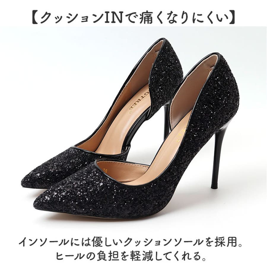 ウェディングシューズ ハイヒール ポインテッドトゥパンプス