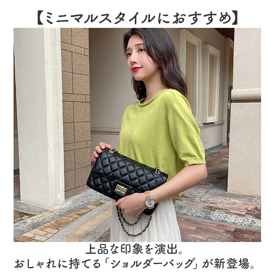 カウレザーチェーンミニショルダーバッグ(silver) - Vin - Vin