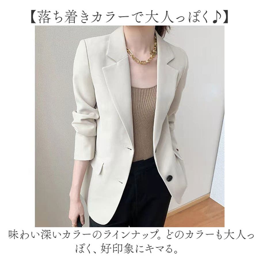 テーラード ジャケット スーツジャケット レディース[品番