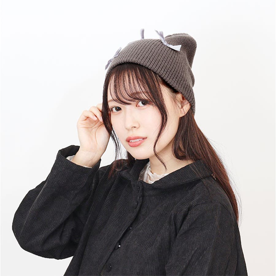 【超特価】 リボンニット帽[品番：BCYW0032425]｜BACKYARD FAMILY（バック 帽子