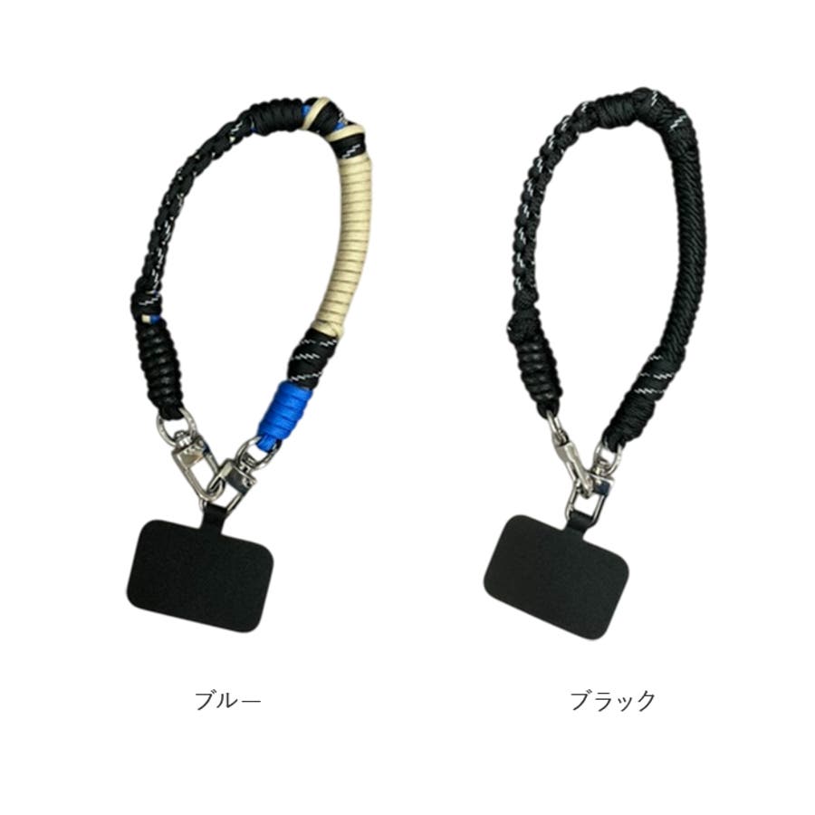 mami♪・*:.ღパラコードスマホハンドストラップ パラコード編み アウトドア スマホストラップ ハンドストラップ