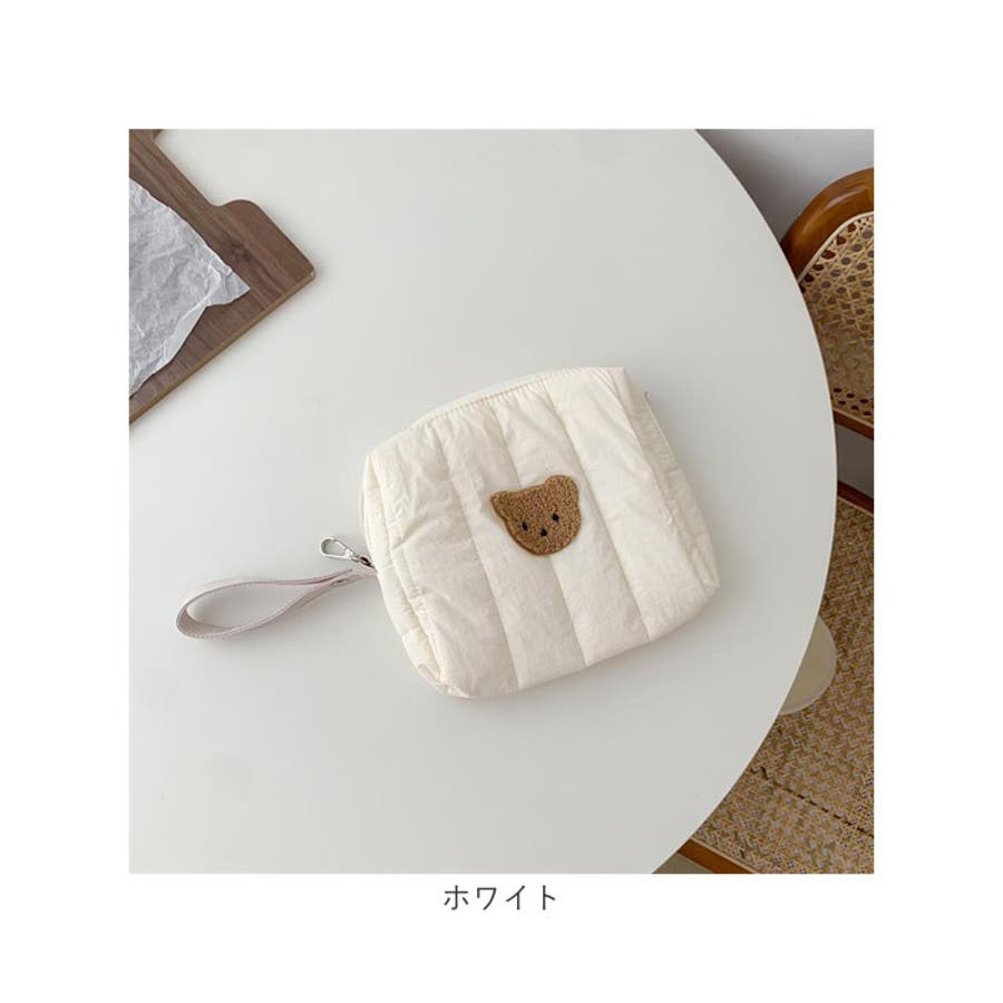 未使用品】familiar ファミリア おむつポーチ 3匹のクマちゃん