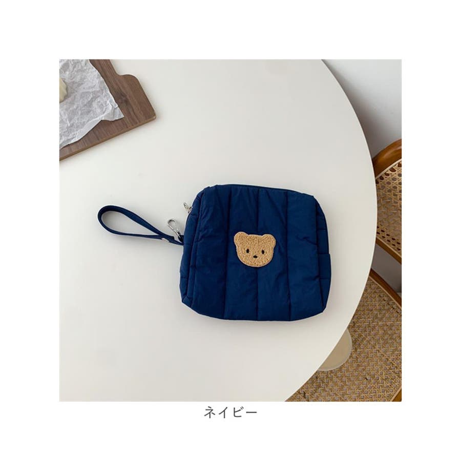 未使用品】familiar ファミリア おむつポーチ 3匹のクマちゃん