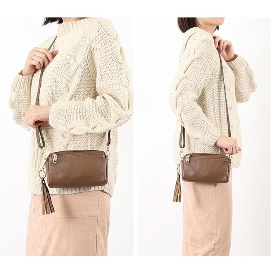 COOCO シュリンクレザー 横型ミニショルダーバッグ[品番：BCYW0033479]｜BACKYARD FAMILY（バック ヤードファミリー）のレディースファッション通販｜SHOPLIST（ショップリスト）
