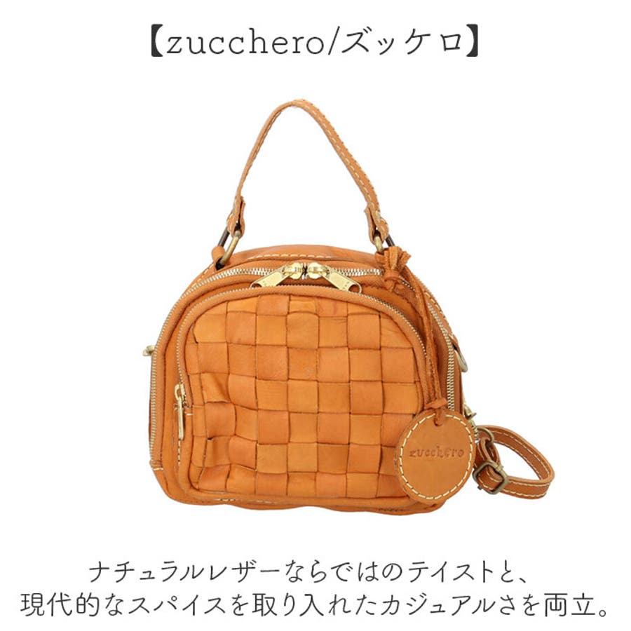 zucchero 本革2wayミニハンドバッグ[品番：BCYW0033208