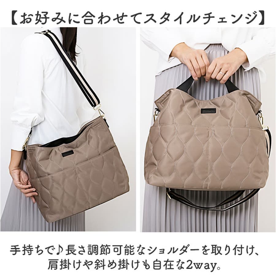 LIZDAYS キルティングナイロンショルダーバッグ[品番