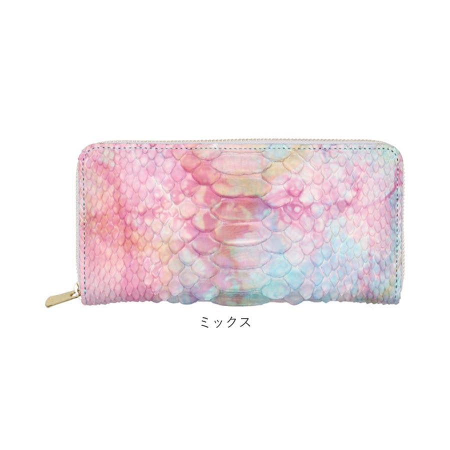ZOO ZLW-138 パイソン革 篭染め 財布[品番：BCYW0033676