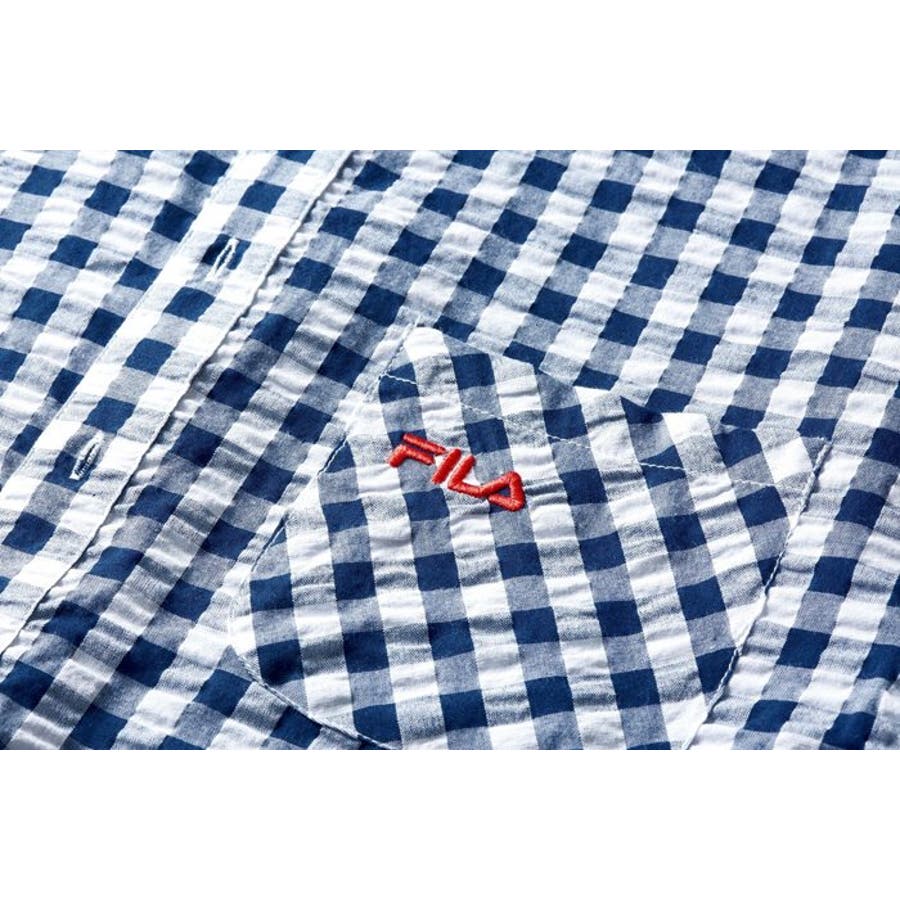 FILA】7分袖ギンガムチェックシャツ[品番：BCYW0035968