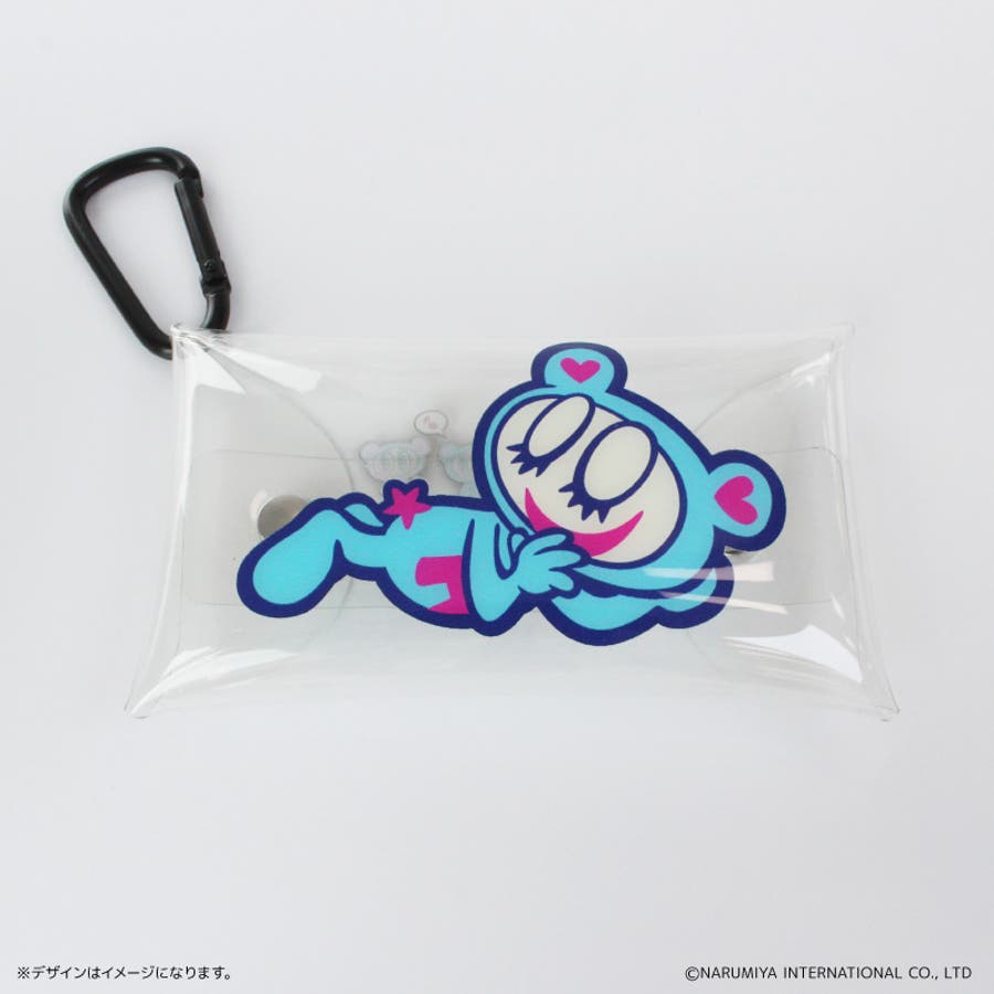 ナルミヤ エンジェルブルー キャリーバッグ ナルミヤキャラクターズ クリアマルチケース エンジェルブルー [品番