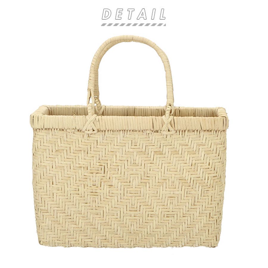 mezzo（メゾ）BASKET （チョコ）バスケット かごバッグ