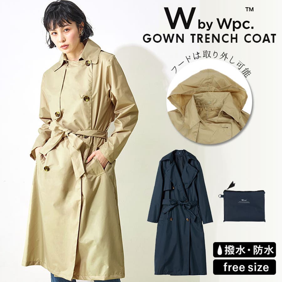 ワールドパーティー W by Wpc. ガウントレンチコート R-1126 ワールドパーティー W by Wpc. ガウントレンチコート R-1126