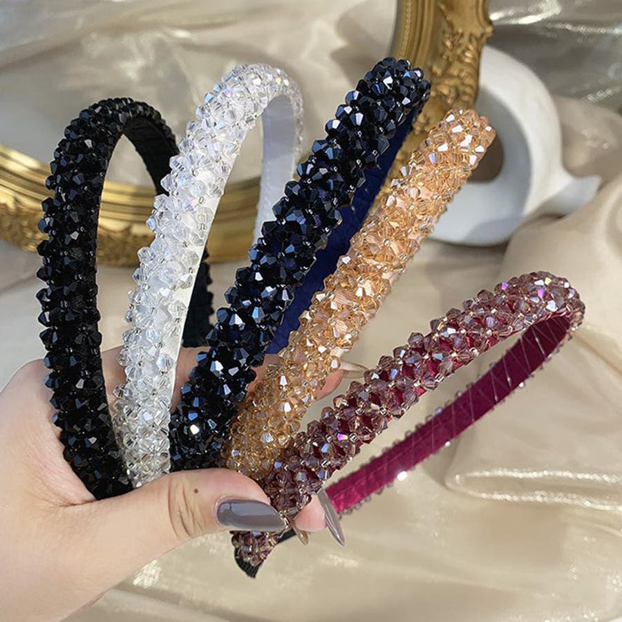 驚きの激安価格 カチューシャ ビジュー tka246[品番：BCYW0011716]｜BACKYARD ヘアアクセサリー