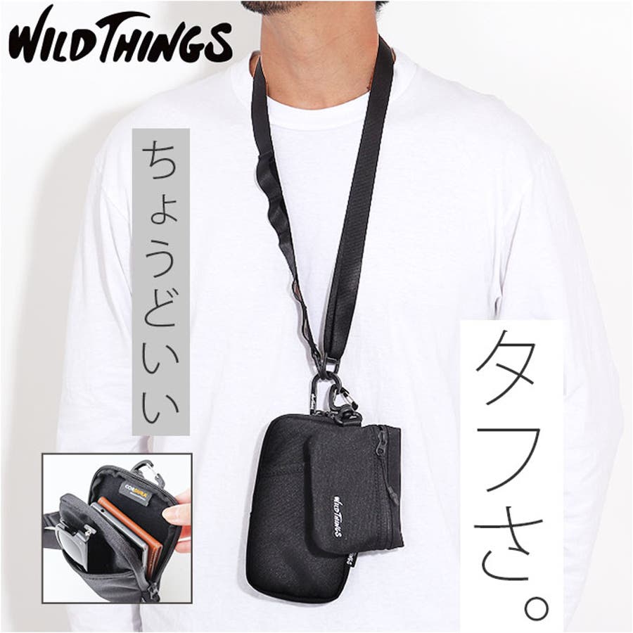 WILD THINGS ストライプポーチ[品番：BCYW0032118]｜BACKYARD