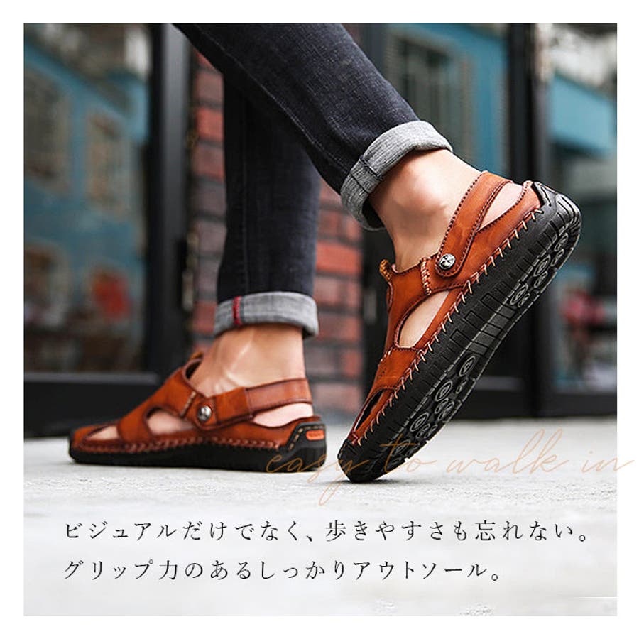 メンズサンダル レザー ykmsandal898[品番：BCYW0028814]｜BACKYARD FAMILY（バック ヤードファミリー）のレディースファッション通販｜SHOPLIST（ショップリスト）