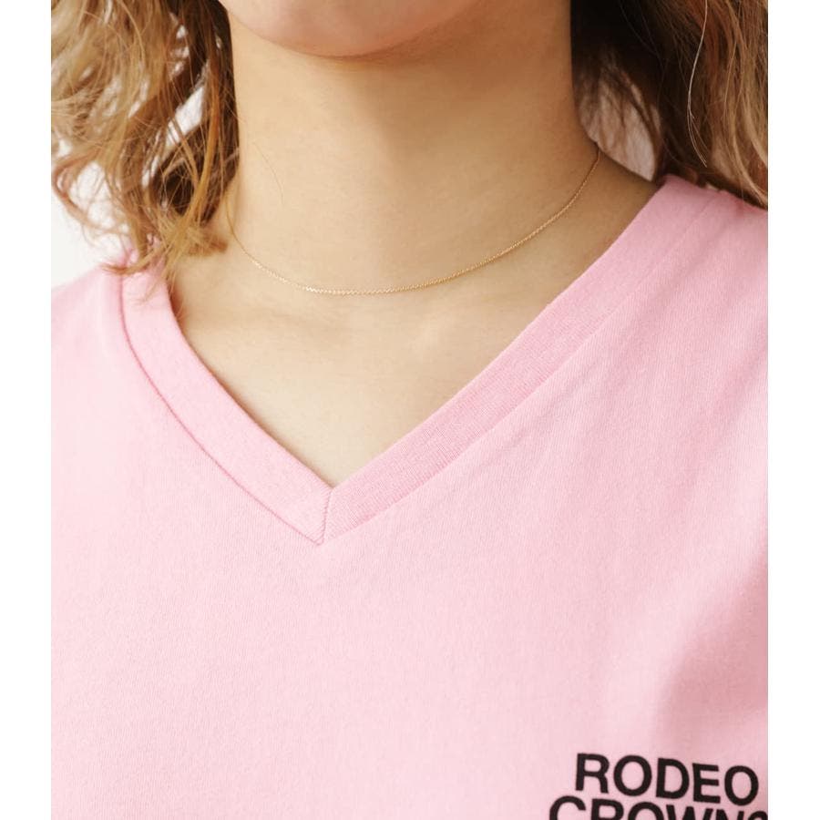 LOGO VネックTシャツ[品番：BJLW0018603]｜RODEO CROWNS WIDE BOWL