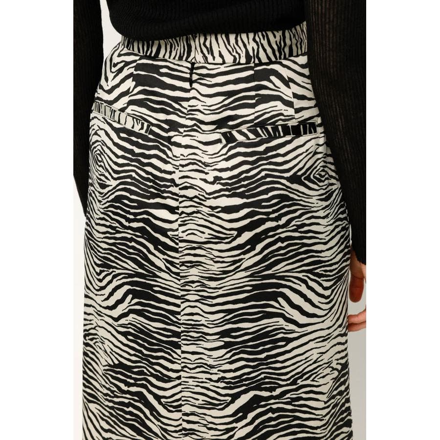 ZEBRA FRONT BUTTON SLIT スカート[品番：BJLW0020412]｜SLY OUTLET