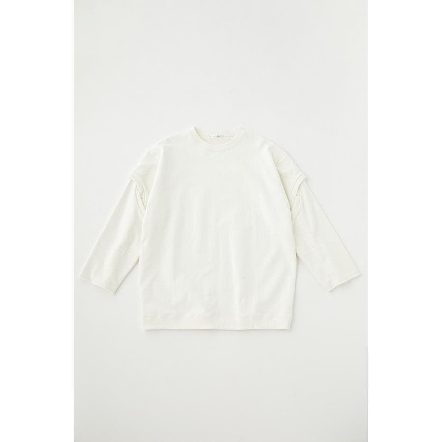 O/WHT1】OPEN SLEEVE スウェット[品番：BJLW0025008]｜MOUSSY OUTLET