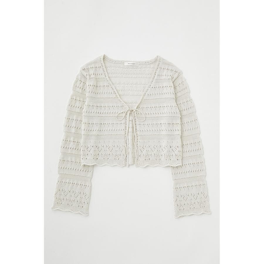 OPENWORK KNIT カーディガン[品番：BJLW0023171]｜MOUSSY OUTLET