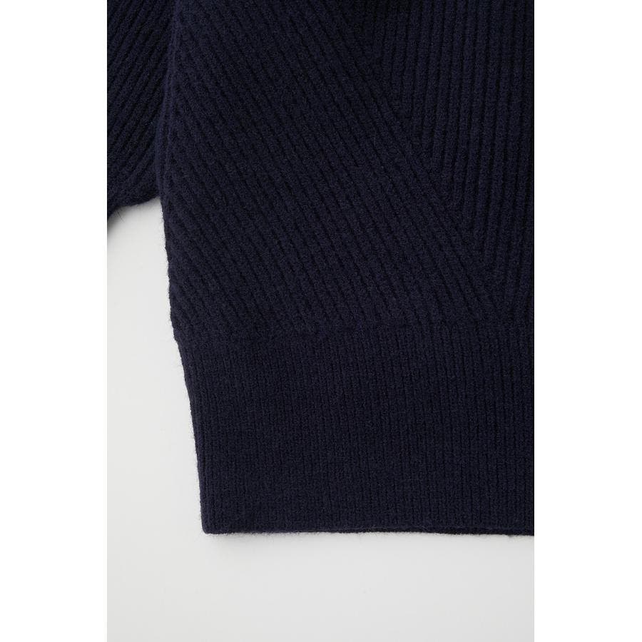 ZIP UP TUCK SLEEVE KNIT ジャケット[品番：BJLW0024405]｜MOUSSY